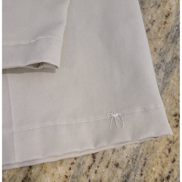 LL Bean Mens 42x29.5" Comfort Waist Tan Khaki Chino Pants *Hemmed* - Picture 16 of 16